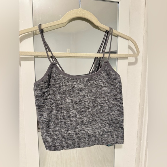 Colsie Charcoal Ribbed Camisole - Picture 1 of 2